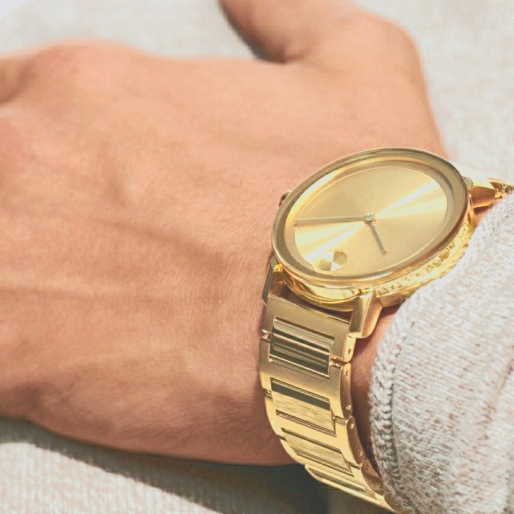 Movado Bold Gold Watch